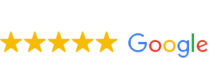 Stiligt - Bilden visar ordet "EXCELLENT" med fem guldstjärnor under och Googles logotyp, vilket indikerar ett högt Google-betyg.